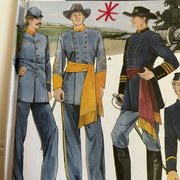 4/$50 Simplicity 7274 adult xs-xl Civil War Costume Pattern 🪡 - Picture 4 of 7